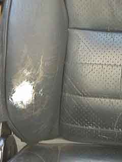 how to fix small hole in leather car seat